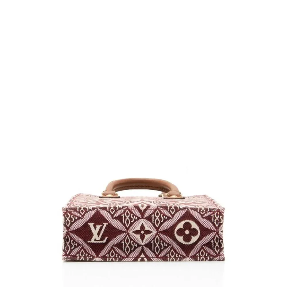 Louis Vuitton Limited Edition Jacquard Since 1854 Petite Sac Plat Tote